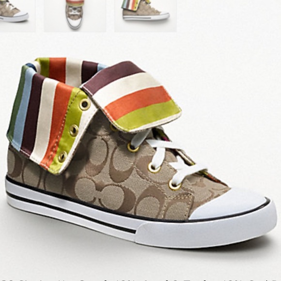 coach bonney high top sneakers